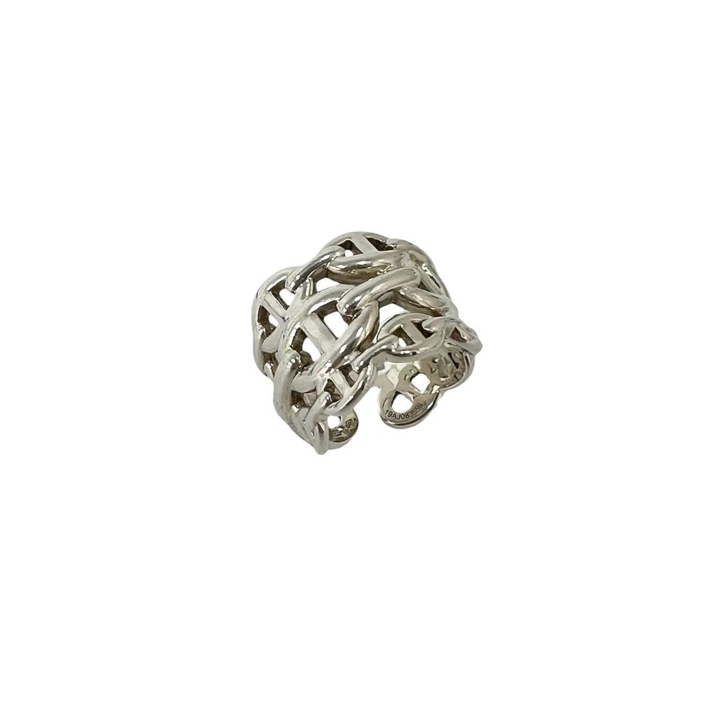 HERMES Silver Ring #55